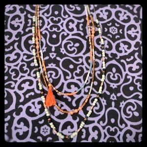 ❗️New Bead and Tassel Necklace